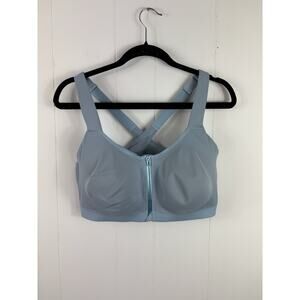 Victoria’s Secret On Point Front zip Maximum Support Bra Bule Women Size 38DDD